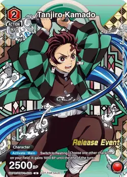 Tanjiro Kamado Release - UEPR/KMY-1-072 NM - Union Arena 2 - Image 1