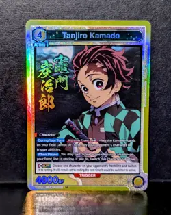 Tanjiro Kamada Union Arena Super Rare Demon Slayer Vol 2 Tcg Set - Image 1