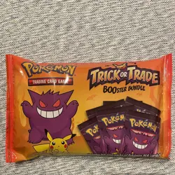 NEW Pokemon TCG BOOster Gengar Trick Or Trade Bundle - 40 Packs(120 Cards) 820650850783 - Image 1