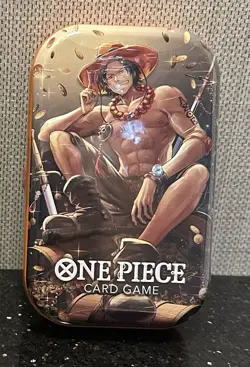 One Piece Card Game Mini-Tin Vol.2 Portgas D Ace - New Sealed - Image 1