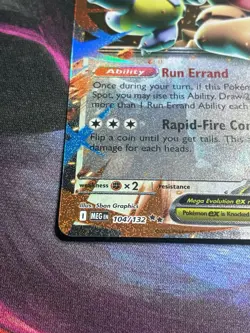 Mega Kangaskhan ex 104/132 Me01: Mega Evolution Holo Pokemon Card - Image 5
