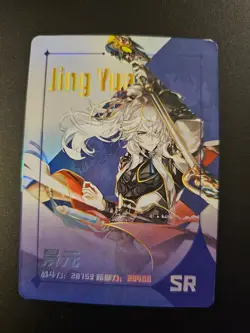 Honkai Star Rail Impact Card Jing Yuan SR-048 Thick Stock Goddess Story - Image 1