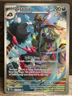 Grafaiai 223/193 Sv02: Paldea Evolved Illustration Rare Card Pokemon TCG LP - Image 1