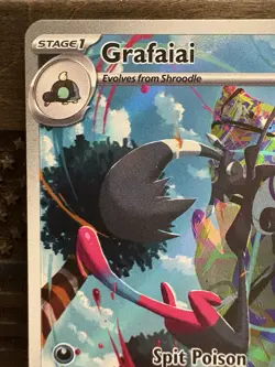 Grafaiai 223/193 Sv02: Paldea Evolved Illustration Rare Card Pokemon TCG LP - Image 2