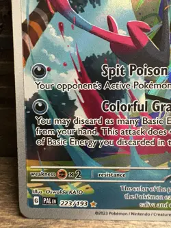 Grafaiai 223/193 Sv02: Paldea Evolved Illustration Rare Card Pokemon TCG LP - Image 3