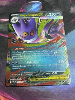 Mega Gengar ex 056/094 Me02: Phantasmal Flames Holo Pokemon Card - Image 1