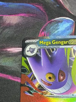 Mega Gengar ex 056/094 Me02: Phantasmal Flames Holo Pokemon Card - Image 2