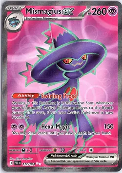 Mismagius ex - 112/094 ME02: Phantasmal Flames Pokemon Card NM - Image 1