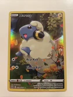 Pokemon TCG Mareep Crown Zenith Galarian Gallery Holo Rare Card GG34/GG70 NM - Image 1
