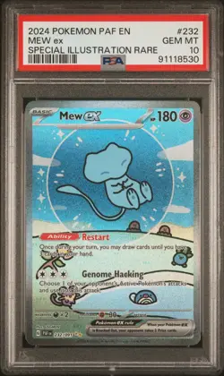 Pokemon Mew EX Bubble Mew PSA 10 Gem Mint 232/091 Sir SV Paldean Fates 2024 - Image 3