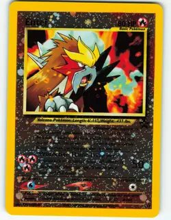 Entei - Reverse Holo - #34 WOTC Black Star Promo - Pokemon TCG - 2001 - Image 1