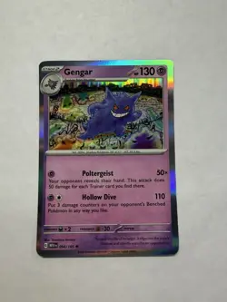 Gengar Rare Holo 094/165 NM SV: Scarlet & Violet 151 Pokemon Card - Image 1
