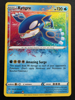 Pokemon TCG Kyogre Shining Fates 021/072 Holo Amazing Rare NM - Image 1