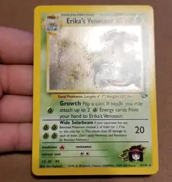 Pokemon TCG ERIKA'S VENUSAUR 4/132 ☆ HOLO RARE GYM CHALLENGE UNLIMITED NEAR MINT - Image 2