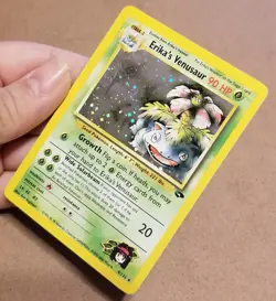 Pokemon TCG ERIKA'S VENUSAUR 4/132 ☆ HOLO RARE GYM CHALLENGE UNLIMITED NEAR MINT - Image 4