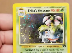 Pokemon TCG ERIKA'S VENUSAUR 4/132 ☆ HOLO RARE GYM CHALLENGE UNLIMITED NEAR MINT - Image 5