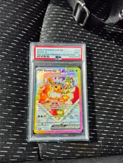 Eevee ex #174 PSA 9 Promo Prismatic Evolutions Super Premium Collection Pokemon - Image 1