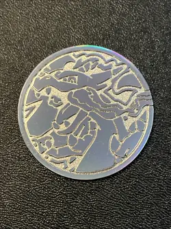 Phantasmal Flames UPC Metal Coin Featuring Mega Charizard X Pokemon - Image 1