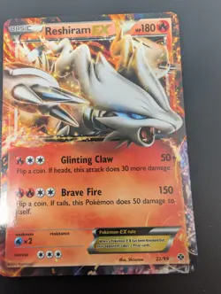 Reshiram EX - Pokemon TCG Next Destinies 22/99 - LP - Image 4