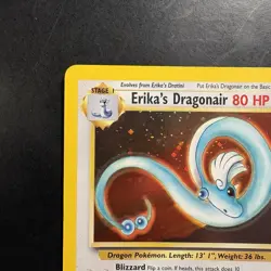 Pokemon Vintage Holo Erika's Dragonair 004/132 Gym Heroes Wotc 2000 - Image 2