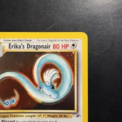 Pokemon Vintage Holo Erika's Dragonair 004/132 Gym Heroes Wotc 2000 - Image 3