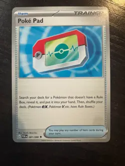Poke Pad 081/088 - NM Perfect Order Pokemon TCG - Image 1