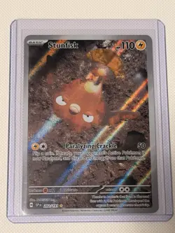 Pokemon TCG Stunfisk 202/191 IR S&V Surging Sparks Pack Fresh Near Mint - Image 1