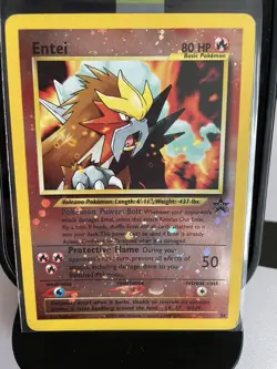 Pokemon TCG Entei Wizards Black Star Promos 34 Holo Promo - SWIRL - Image 1