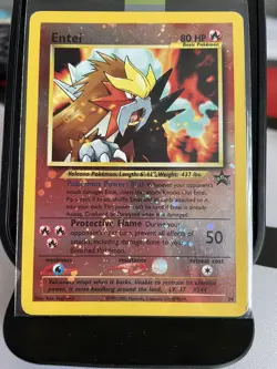 Pokemon TCG Entei Wizards Black Star Promos 34 Holo Promo - SWIRL - Image 2