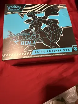 Pokemon Black Bolt TCG Elite Trainer Box New Sealed - Image 1