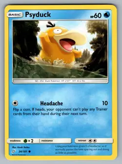 Psyduck Common SM - Team Up 26/181 Pokemon NM - Image 1