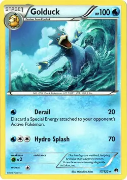 Golduck 17/122 Rare XY - BREAKpoint Pokemon TCG - Image 1