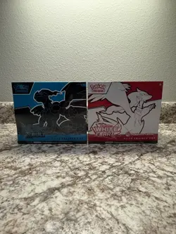 Pokemon Center White Flare & Black Bolt ETB Elite Trainer Box Sealed Pokemon TCG - Image 1