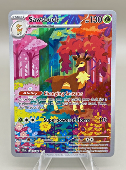 Pokemon - Sawsbuck - 166/162 - SV05: Temporal Forces (TEF) - Image 1