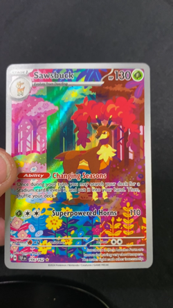 Pokemon - Sawsbuck - 166/162 - SV05: Temporal Forces (TEF) - Image 2