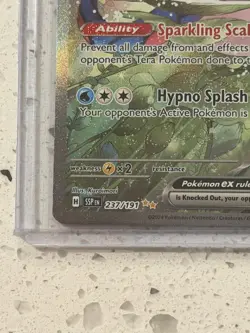 Milotic EX 237/191SV08: Surging Sparks Holo Pokemon Special Illustration Rare - Image 4
