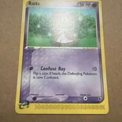 2003 Ralts 66/109 Ruby and Sapphire Pokemon TCG - Image 3