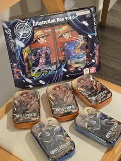 One Piece Mini-Tin Vol 2 Pack Set of 5 TS-02 OP-13 | Illustration Box Vol. 6 - Image 1