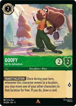 Goofy-Set for Adventure 74/204 Fabled Non-Foil Disney Lorcana - Image 1