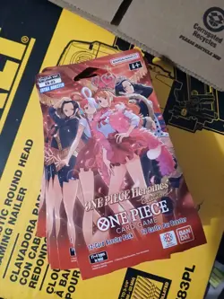 ONE PIECE Card Game EB-03 Heroines Sleeved Booster Pack LOT of 10 NEW Sealed - Image 1