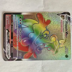 Pokemon Flapple VMAX 164/163 Swsh05: Battle Styles Secret Rainbow Rare Holo Card - Image 2