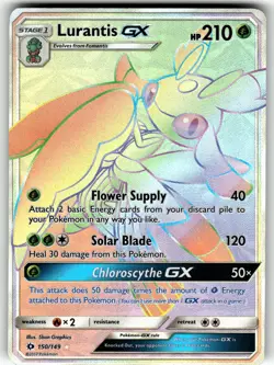 Lurantis GX (Secret) 150/149 SM Base Set NM Pokemon Card TCG - Image 1