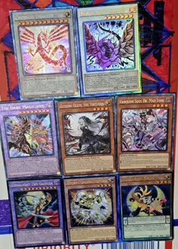 Yugioh 9-Card Lot - 5 Prismatic Ultimate Rares & 4 Prismatic Collector's Rares - Image 2