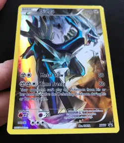 Dialga XY77 XY PROMO RARE HOLO Pokemon Card FULL ART Shiny Near Mint - Image 3