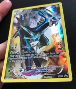Dialga XY77 XY PROMO RARE HOLO Pokemon Card FULL ART Shiny Near Mint - Image 4