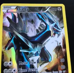 Dialga XY77 XY PROMO RARE HOLO Pokemon Card FULL ART Shiny Near Mint - Image 5