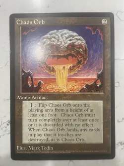 Chaos Orb • Oversized Promo Card MTG Collectable - Image 1