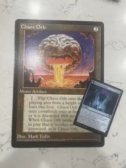 Chaos Orb • Oversized Promo Card MTG Collectable - Image 3