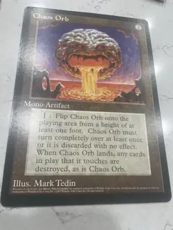 Chaos Orb • Oversized Promo Card MTG Collectable - Image 4