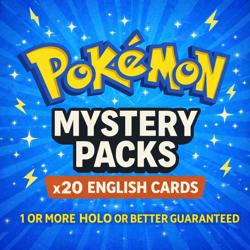 Pokemon Trading Card Game Mystery Pack x 20 English Pokemon Cards Lot #8 - Image 1